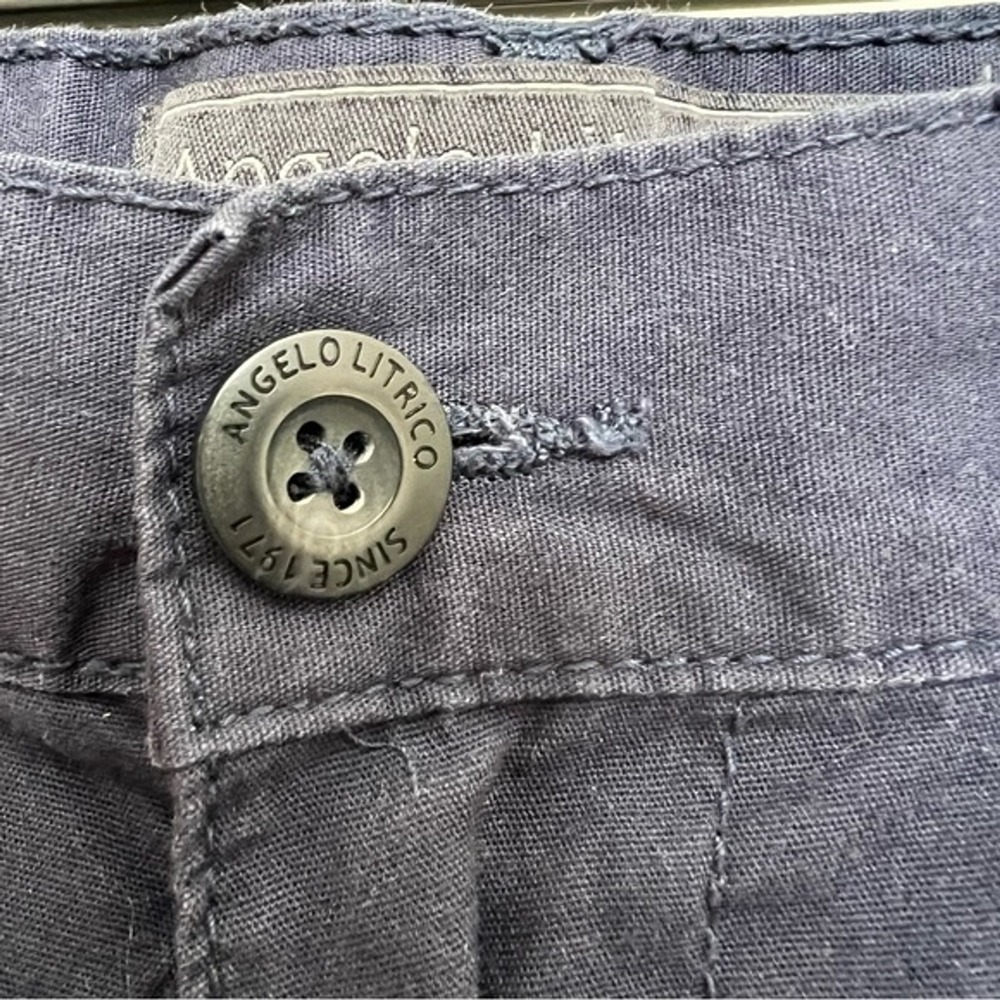 Angelo Litrico Mens Cargo‎ Shorts Navy Blue Pockets Size 30 Normcore Cotton - Picture 7 of 7